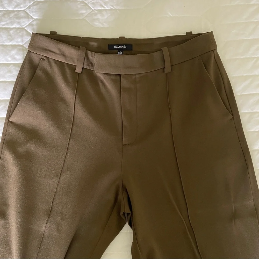 Madewell Fairbanks Pant Dark Olive Size 8​ - Picture 6 of 13